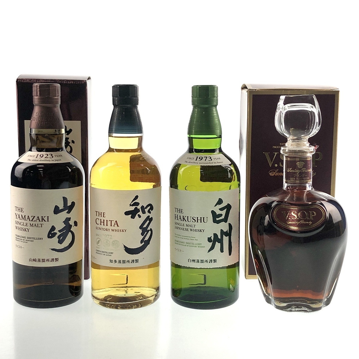 サントリー 山崎 シングルモルト ウイスキー 180ml 4本セット