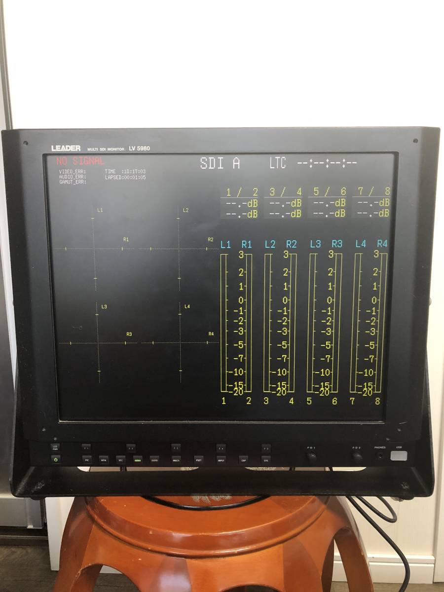 LEADER LV 5980 マルチSDI 波形モニター
