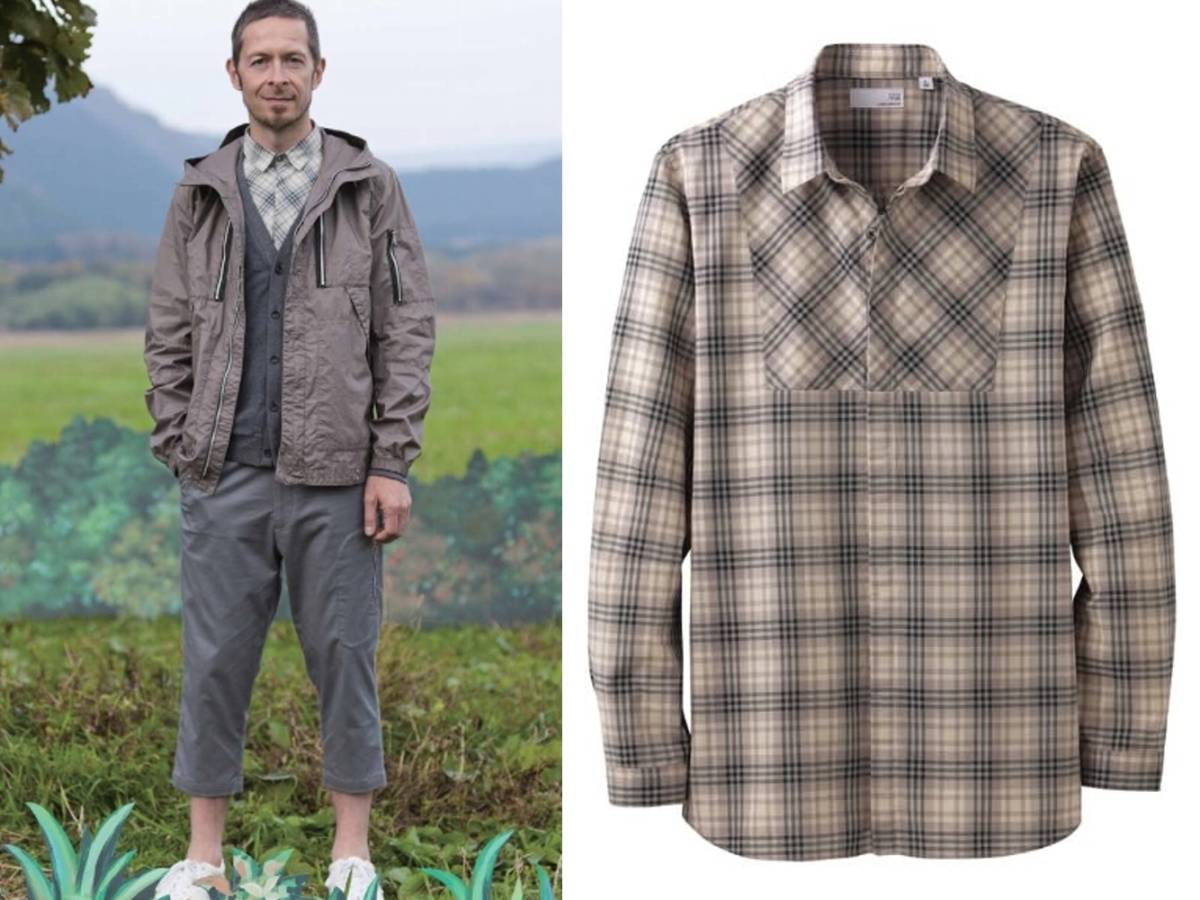 新品未使用 UU UNIQLO × UNDERCOVER 2012SS チェックシャツ（長袖）+ 