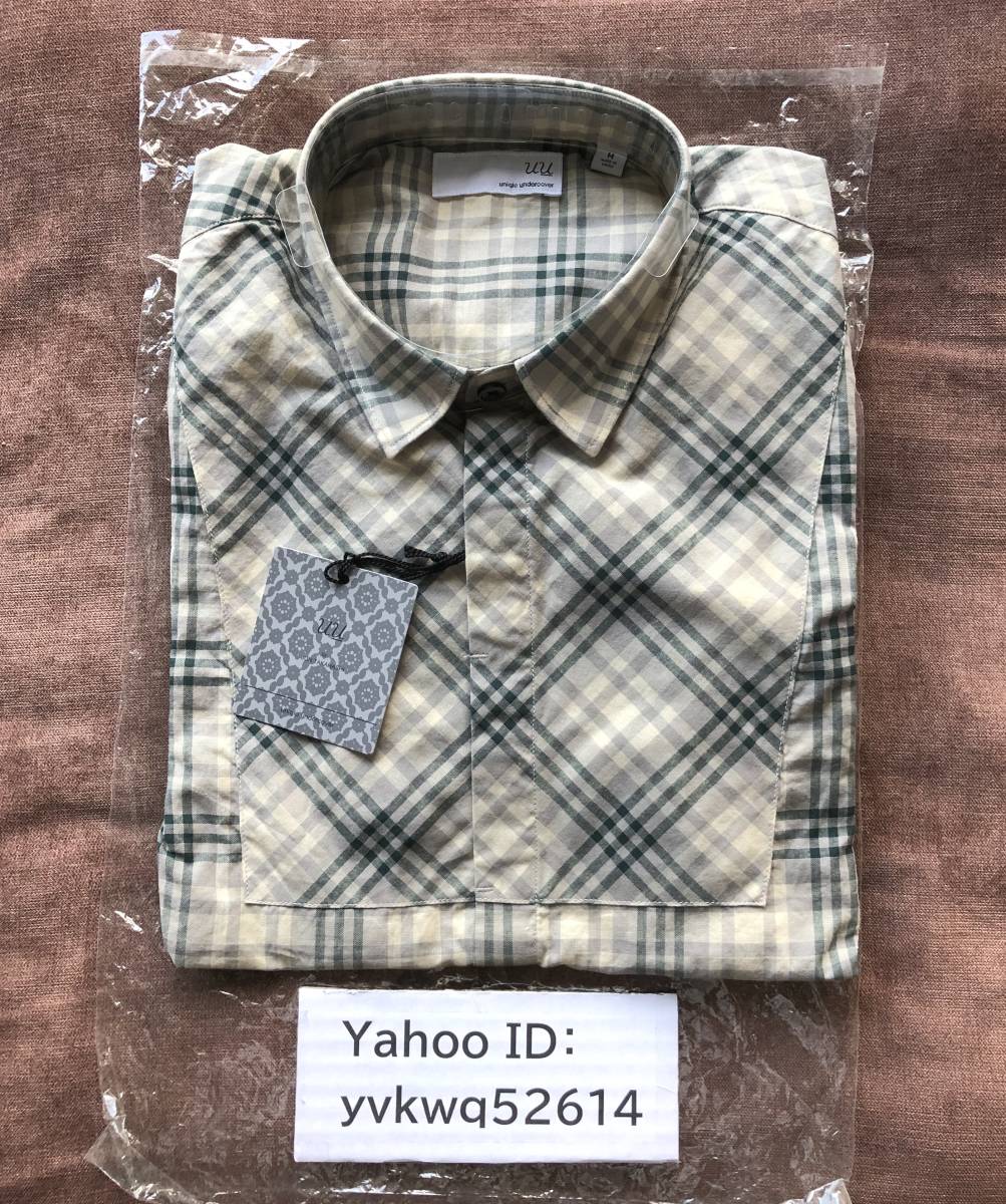 新品未使用 UU UNIQLO × UNDERCOVER 2012SS チェックシャツ（長袖）+  