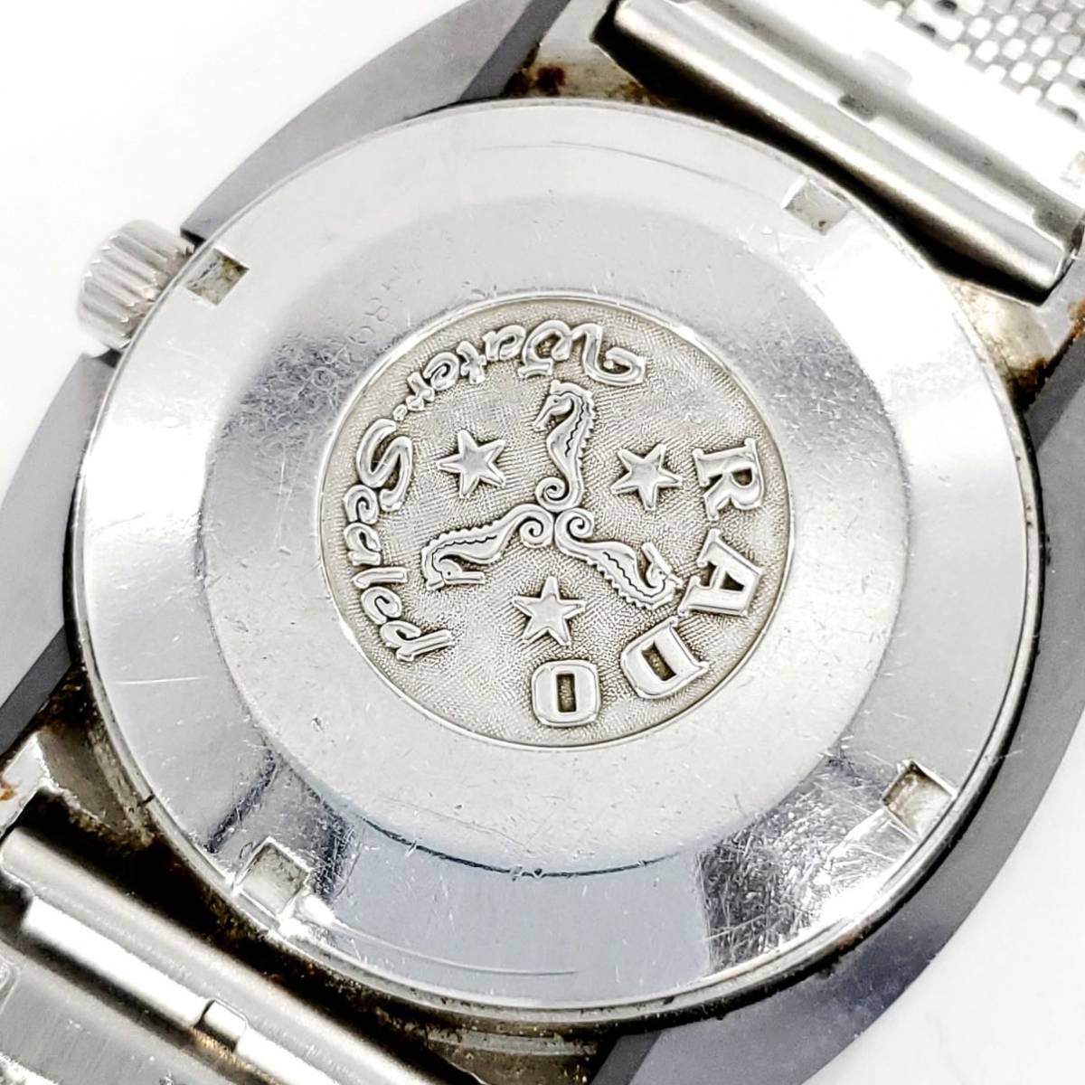 【アンティーク★RADO★DIASTAR】KK-46 ラドー ダイヤスター メンズ 腕時計 自動巻き AT ダイアスター カットガラス 3針 デイト 腕時計 ラドー RADO - メルカリ クック