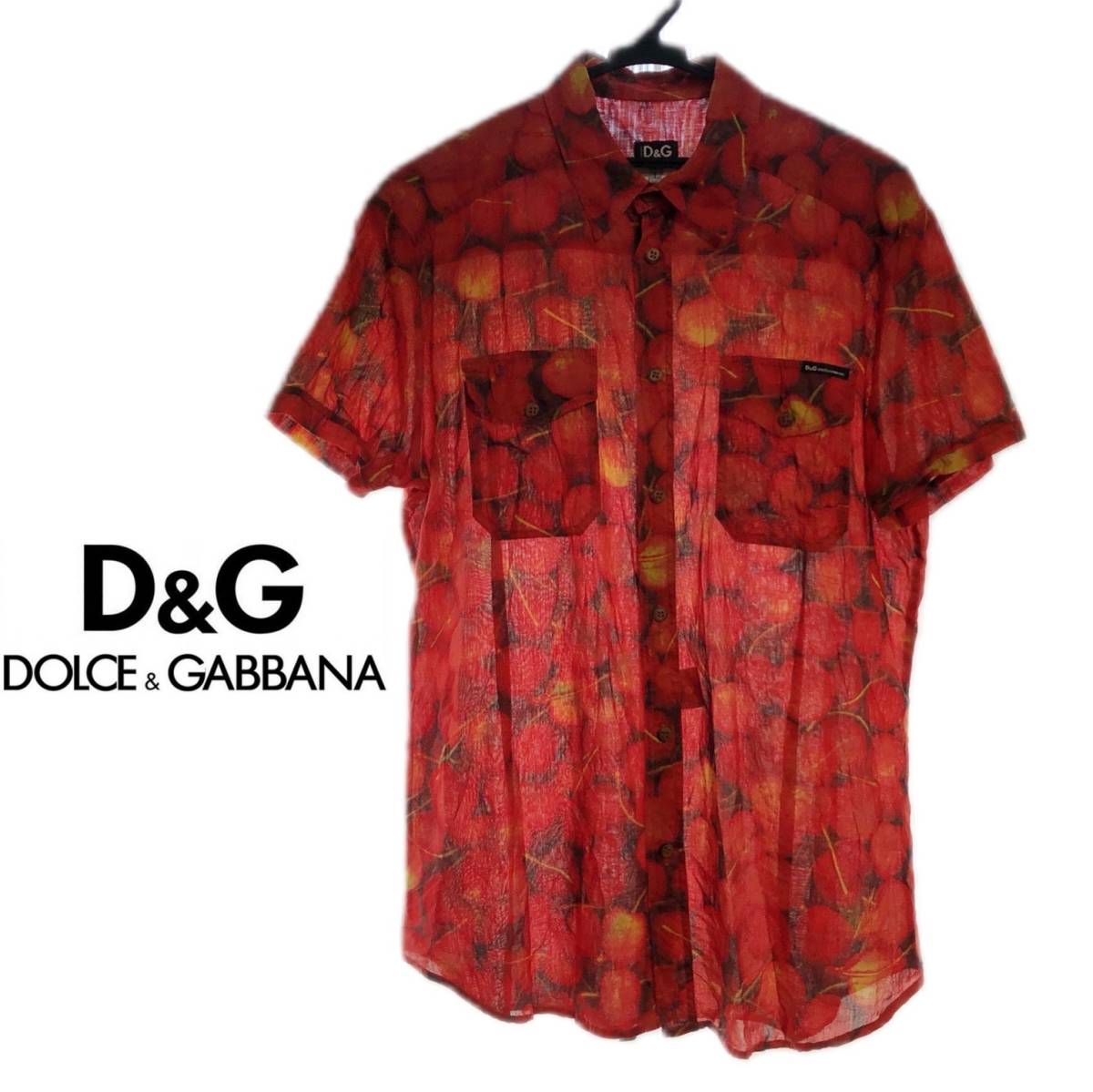 定番，新作 D&G ディーアンドジー DOLCE&GABBANA ドルチェ&ガッバーナ 襟付き カッターシャツ メンズ L(トップス)｜売買されたオークション情報、yahooの商品情報をアーカイブ公開 - オークファン 男性用