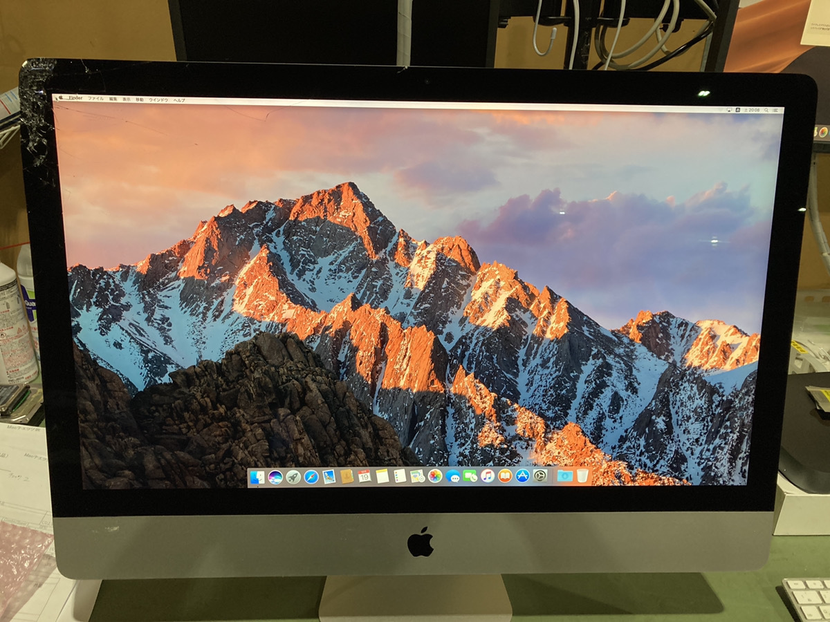 安い，正規品 iMac2017年式27インチ 動作可 高スペック が割れありジャンク品(Windows 95)｜売買されたオークション情報、yahooの商品情報をアーカイブ公開 - オークファン オペレーティングシステム