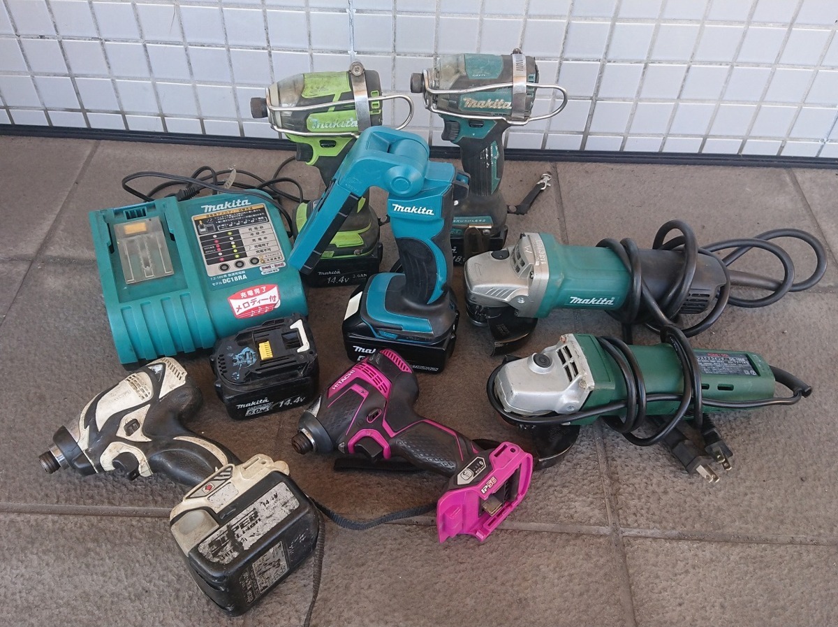 2026，格安 $ Makita マキタ HIKOKI ハイコーキ 他 インパクトドライバー TD170D TD137D グラインダー 9553B 他 電動工具セット KH3291-4086(本体)｜売買されたオークション情報、yahooの商品情報をアーカイブ公開 - オ インパクトドライバ