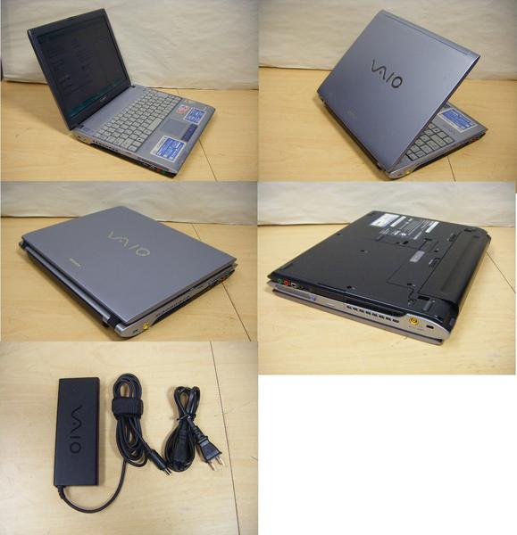 □中古　VAIO PCG-V505G/B Pen-M(1.5G)/256M/40G/12.1'/無線_2