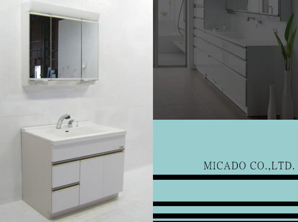 Fs1 展示品 ミカド Micado スタイリッシュモダン 洗面台 洗面化粧台 鏡つき 売買されたオークション情報 Yahooの商品情報をアーカイブ公開 オークファン Aucfan Com