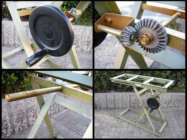 ○美品!マキタ 木工機械用補助ローラー R300 耐荷重100kg Makita(工具 