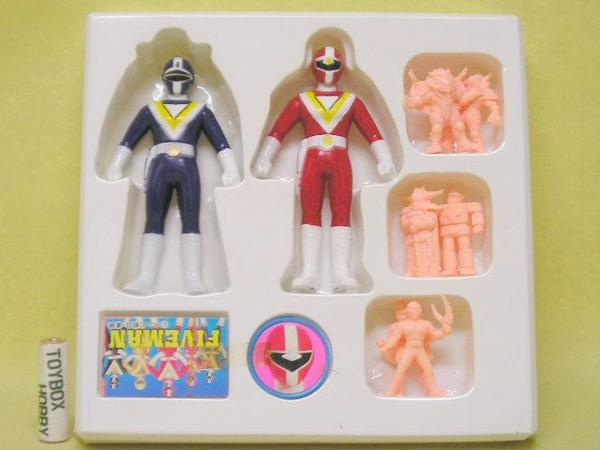 TB□ロビン 地球戦隊ファイブマン ヒーローセット/消しゴム(地球戦隊