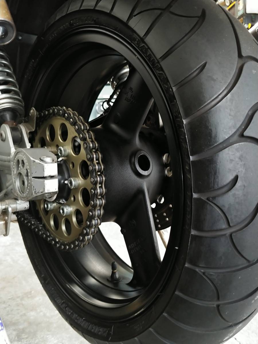 まとめ商品 Yahoo!オークション ZRX400用ZRX1100流用ワイドリアホイール ☆ポン