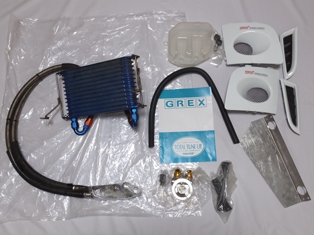 ★スバル GDB インプレッサ用オイルクーラー TRUST GReddy トラスト グレッディ 動作未確認 中古品 現状品★