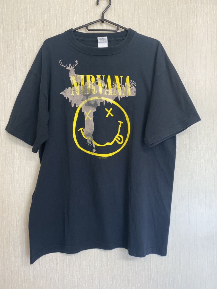 GILDAN ヴィンテージニルヴァーナーTシャツ NIRVANA ニルヴァーナ