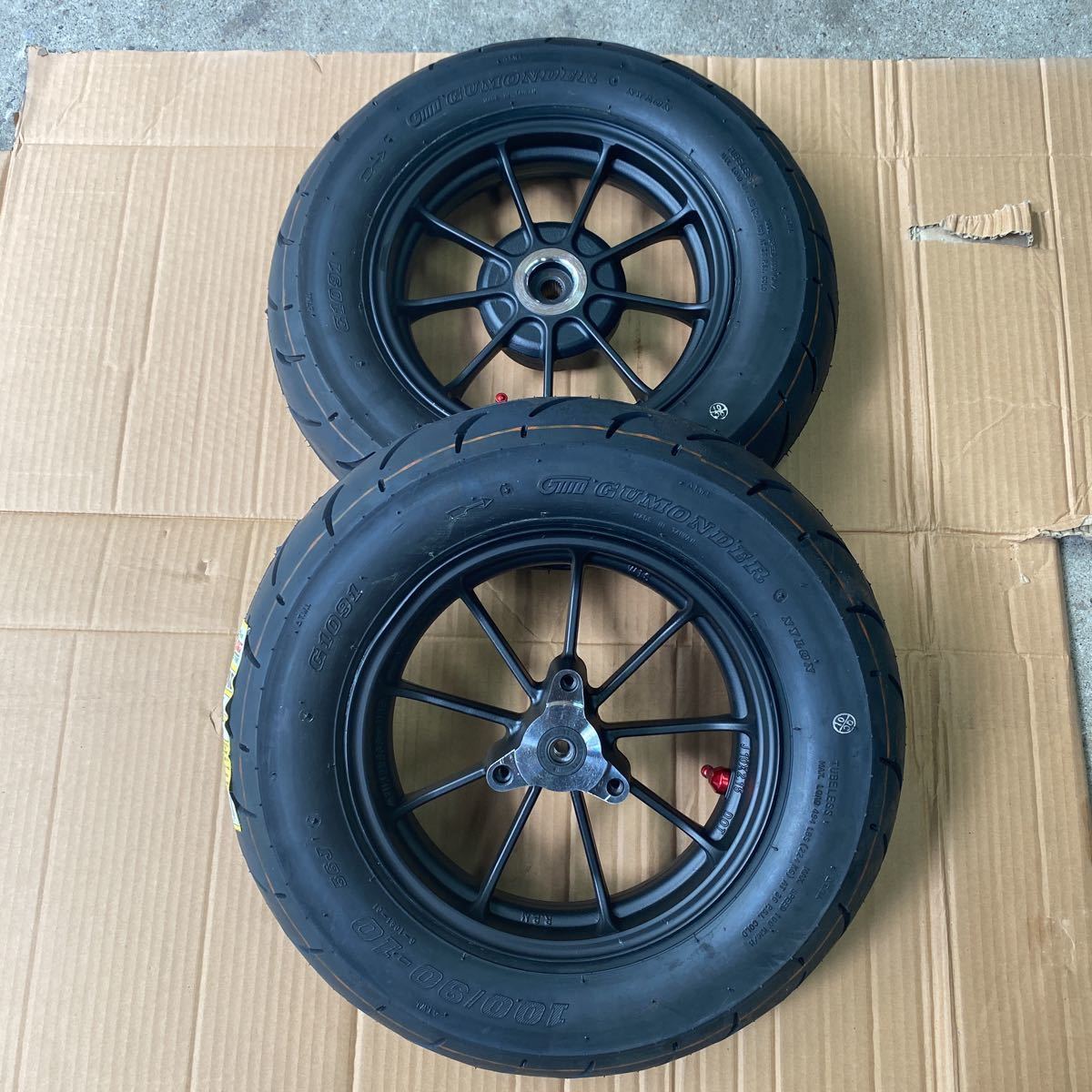 未使用 社外アルミホイール 9本スポーク af35 af34 ライブディオZX DIO