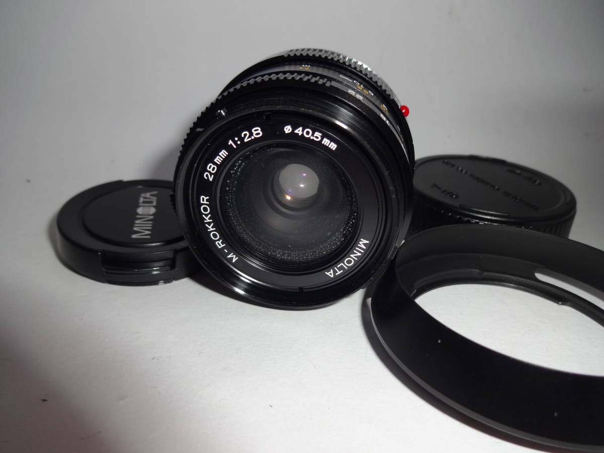 【訳あり】MINOLTA M-ROKKOR 28mm f2.8 ライカMマウント 1004319 送料無料