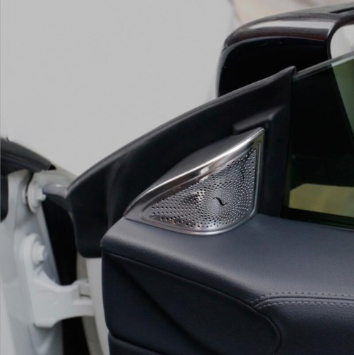 【最安応談可】ベンツ CLA W117C117 45 AMG フロント ドア スピーカー カバー サウンド 2枚 装飾 C1586