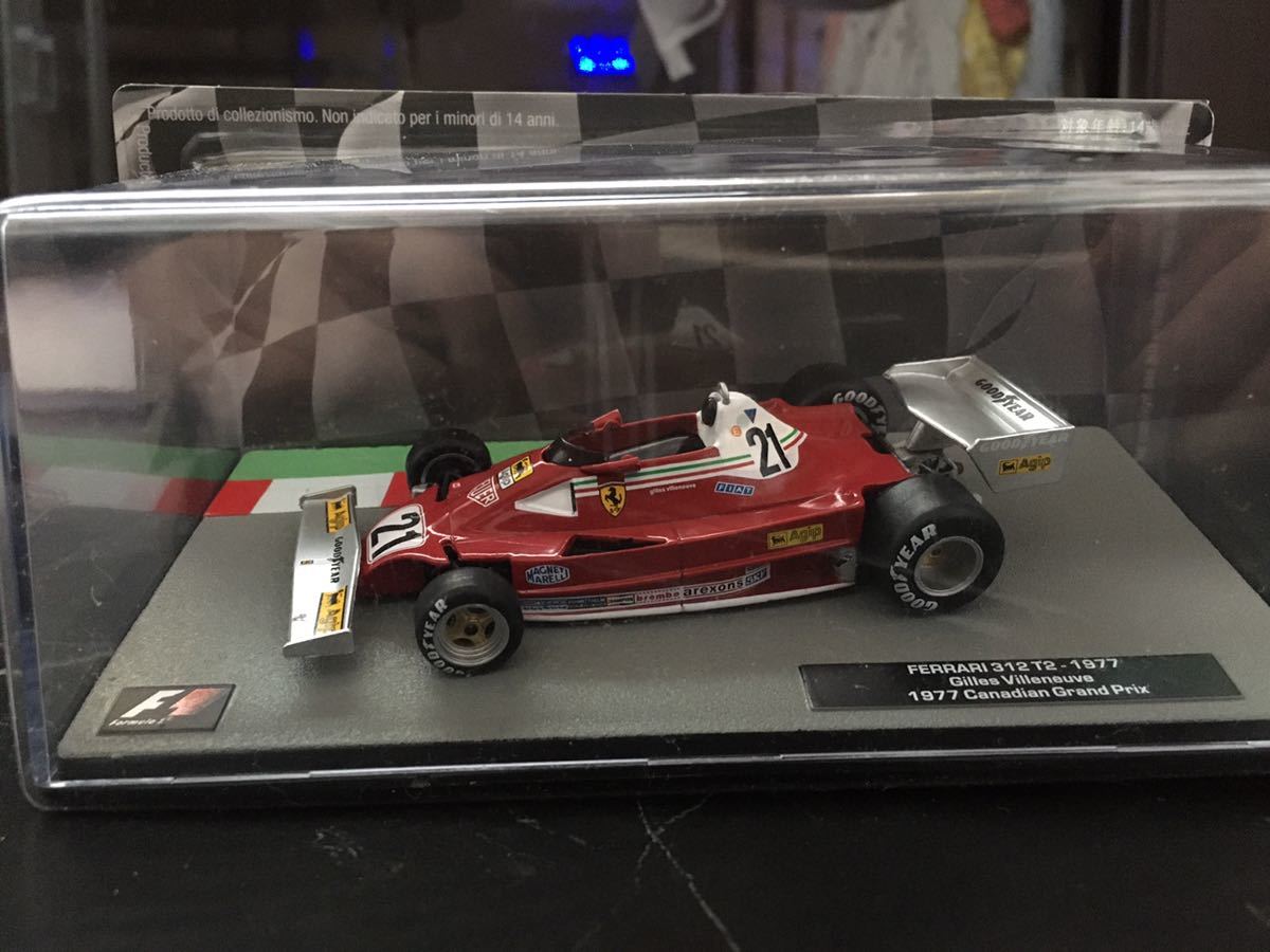 フェラーリ 312T2 ジル ヴィルヌーブ 1977年 1/43 - Deagostini F1マシンコレクション デアゴスティーニ(レーシングカー)｜売買されたオークション情報、yahooの商品情報をアーカイブ公開 - オークフ レーシングカー