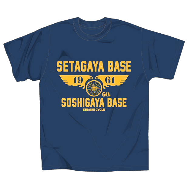 3XL INDIGO【KINASHI CYCLE Tシャツ（世田谷ベース×木梨サイクル