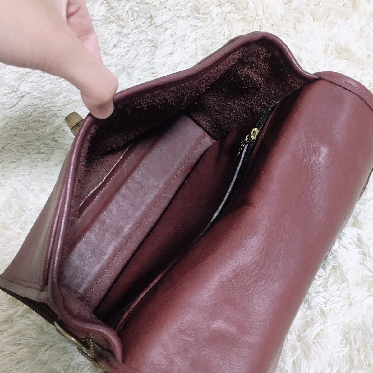 1円スタート】 オールドコーチ OLDCOACH グラブタンレザー 2way