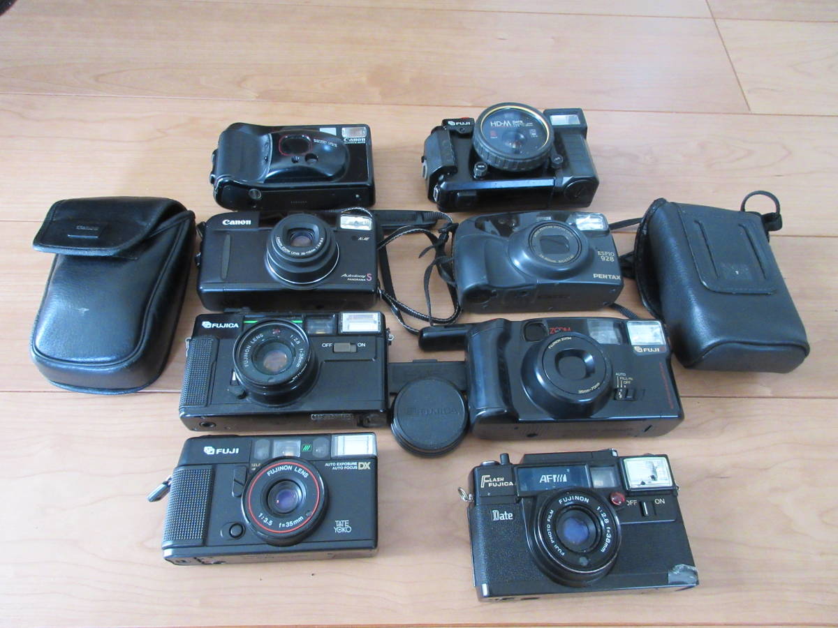 Canon Autoboy 3 Autoboy S FUJICA AUTO-7QD FUJI AUTO-8QD HD-M DATE ...