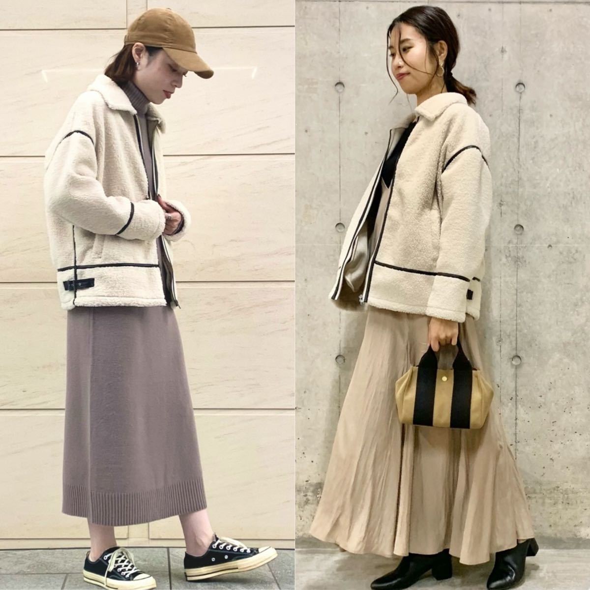 着用1回 極美品◇URBAN RESEARCH Sonny Label パイピング ボア 