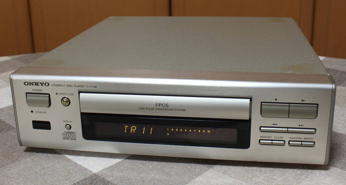 ONKYO CDプレーヤー　C-711M LTD ONKYO C-711M メンテナンス品 ONKYO C-711M CDプレーヤー T-411M