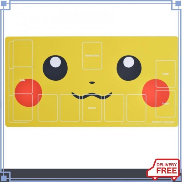 ポケモンカードゲーム ラバープレイマット ピカチュウフェイス