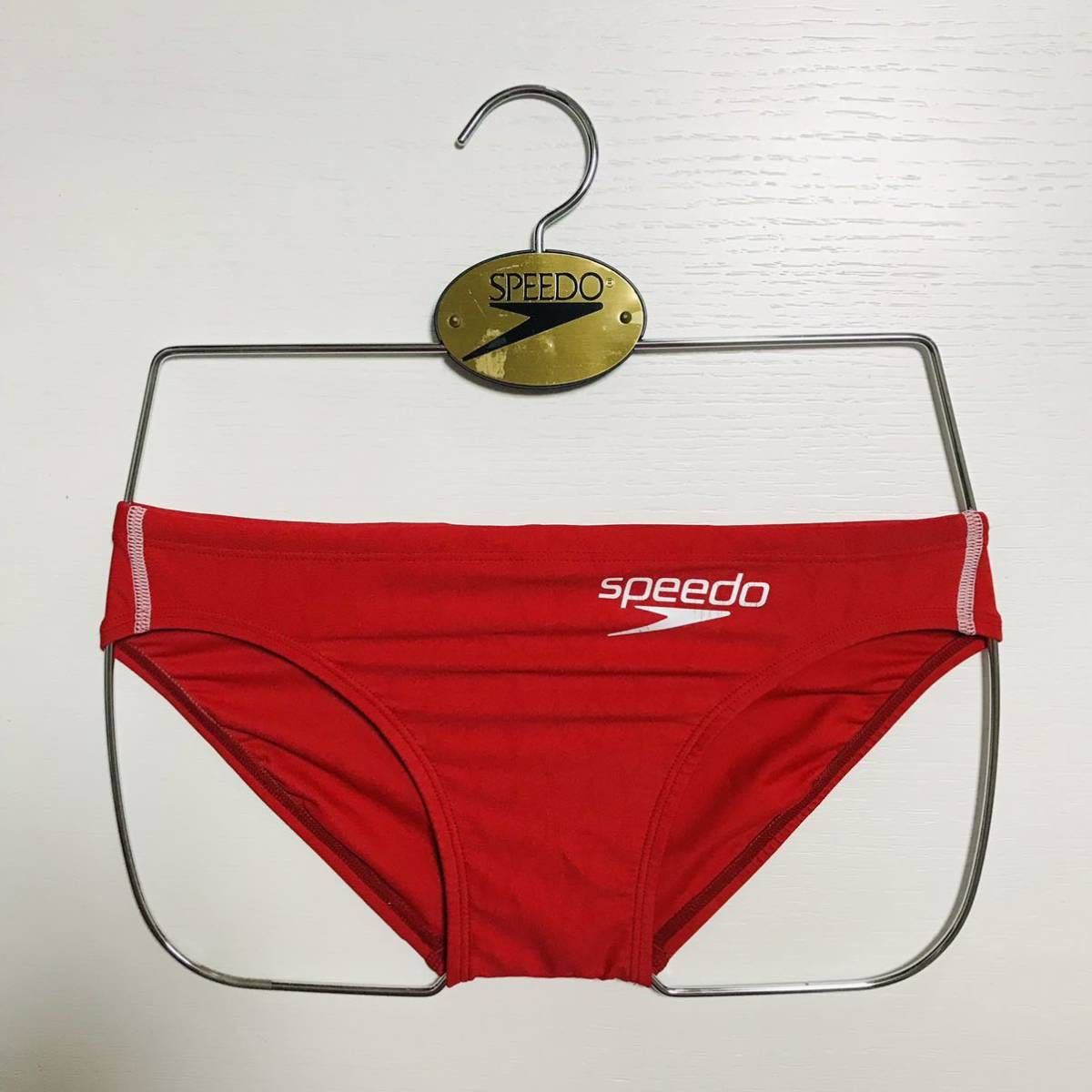 SPEEDO 競泳水着 競パン FASTSKIN XT-Σ レッド×ホワイト(Sサイズ以下