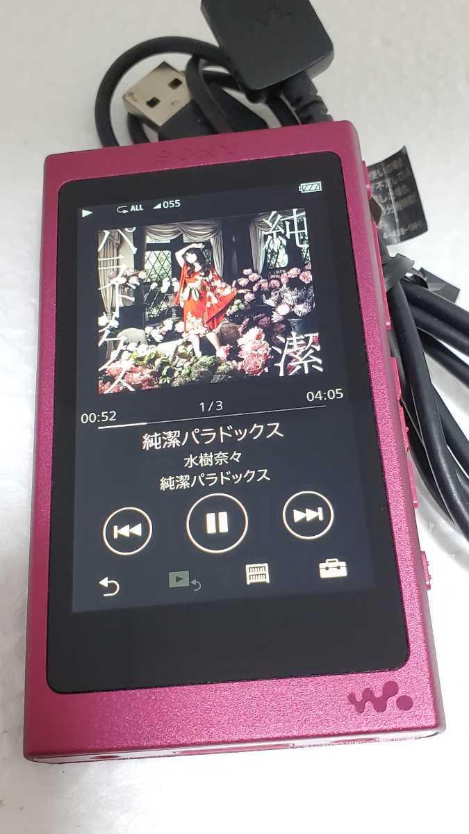 ソニー □SONY NW-A36 32GB！ タッチパネル ハイレゾ ボルドーピンク