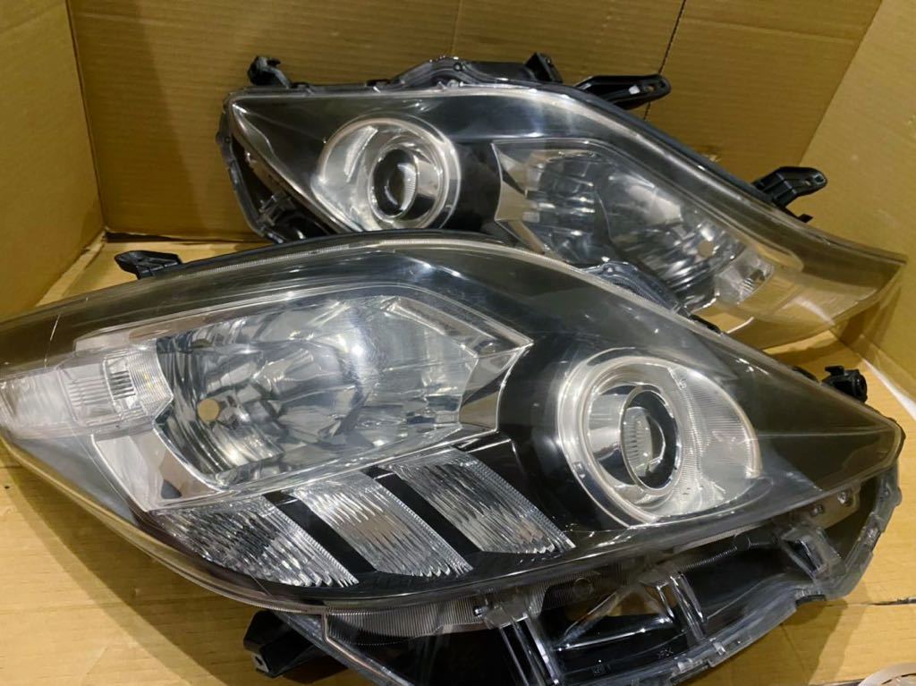 トヨタ 20 後期 ブラック アルファード 左右 HID ヘッドライト 純正