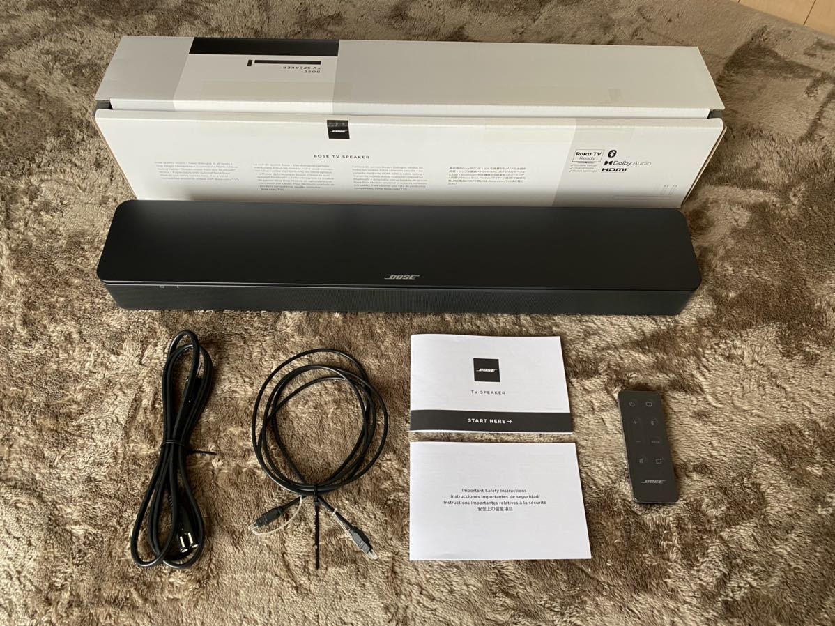 送料無料］Bose TV Speaker 超美品 BOSE 家電、AV、カメラ 【公式通販】