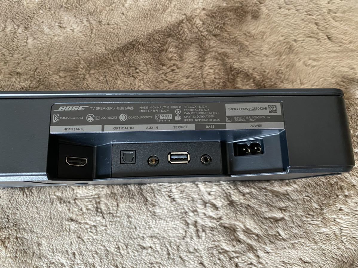 送料無料］Bose TV Speaker 超美品 BOSE 家電、AV、カメラ 【公式通販】