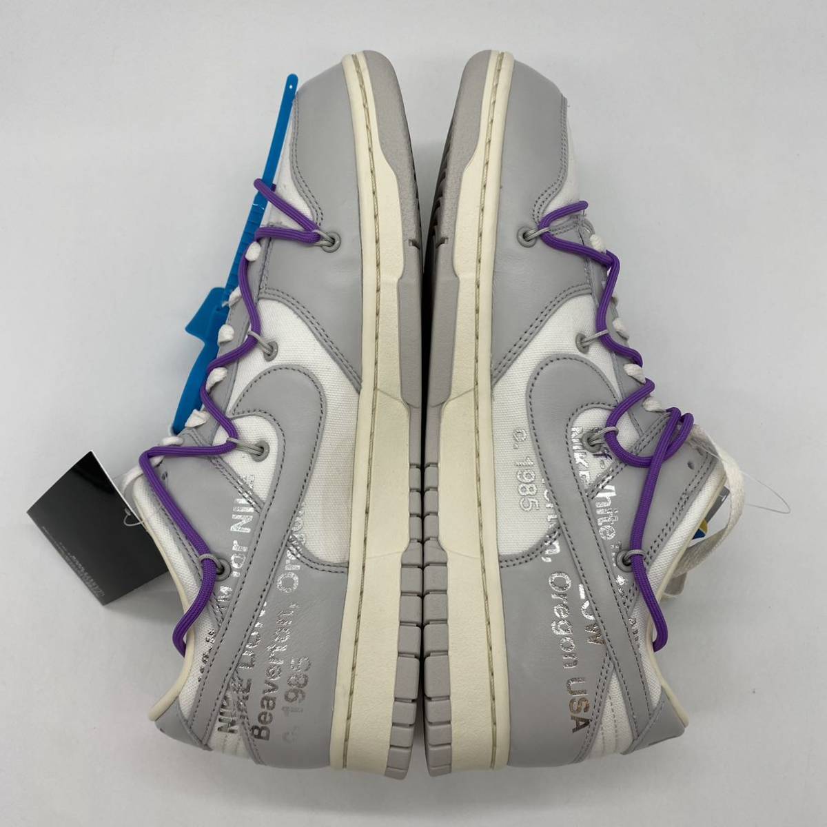 28.5cm】新品 OFF-WHITE × NIKE DUNK LOW 1 OF 50 47 オフホワイト 