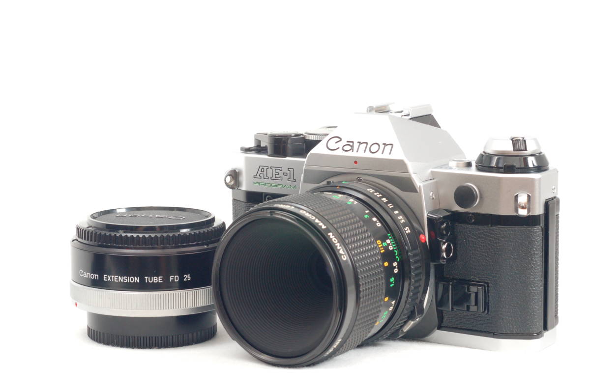 美品】Canon AE-1 Program + 【極美品】Canon Macro New FD 50mm F3.5 