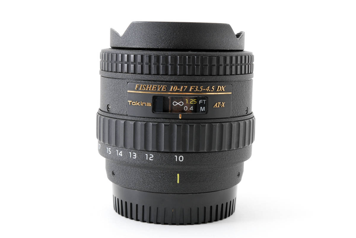 ★極上美品★　Tokina 魚眼ズームレンズ AT-X 107 DX Fisheye 10-17mm F3.5-4.5 ニコン用