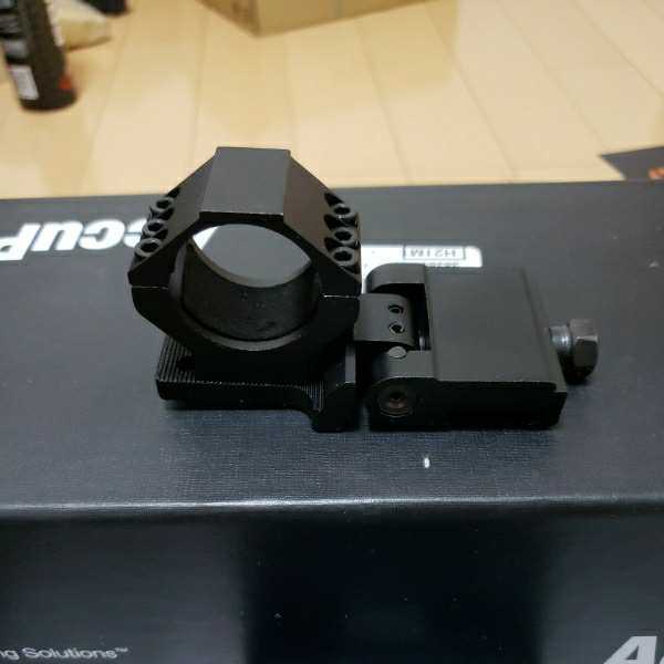 実物 BARSKA USA製 可調式オフセットスコープマウント マグニファイア、ドットサイト、ナイトビジョン用マウント(VFC WA GHK サバゲー PTW