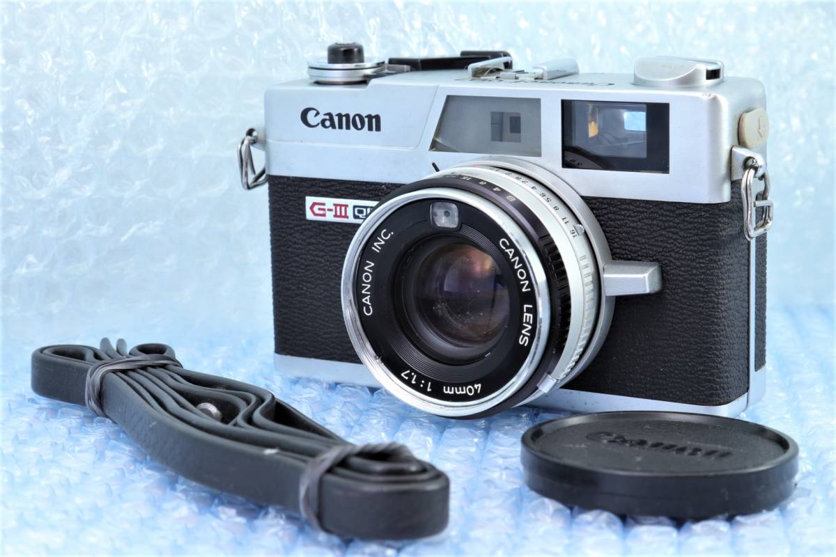 □【美品】□ Canon キヤノン Canonet QL17 G-Ⅲ 40mm f1.7 キャノネット□