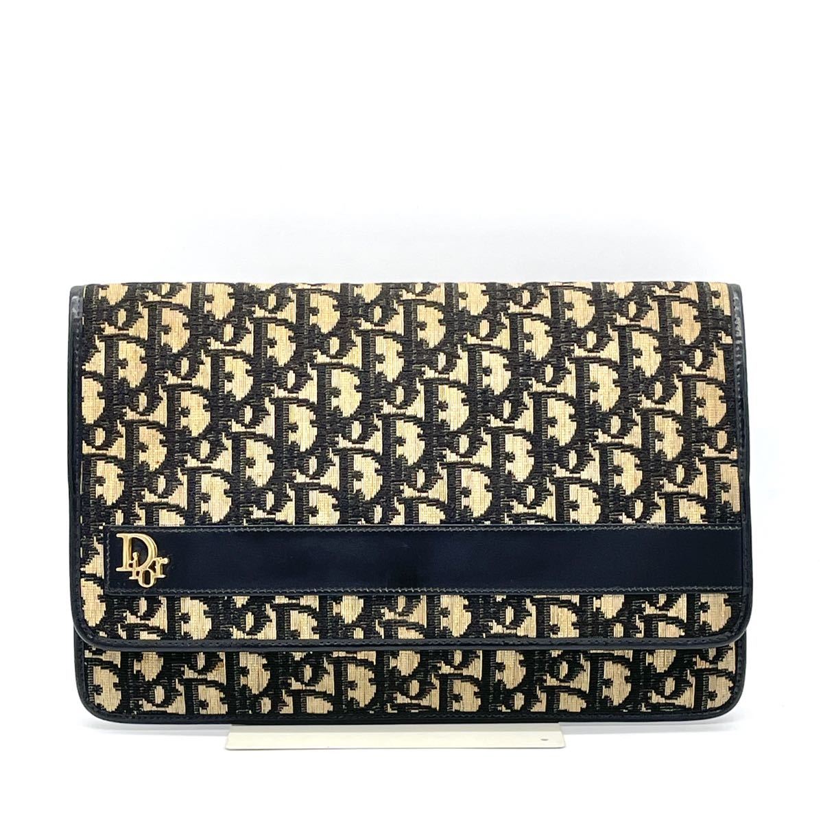 1円 Christian Dior クリスチャンディオール トロッタ柄 トロッター