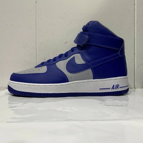 NIKE AIR FORCE 1 HIGH BY YOU 28.5cm AQ3771-992 ナイキ エアーフォースワン ハイ バイユー blue grey