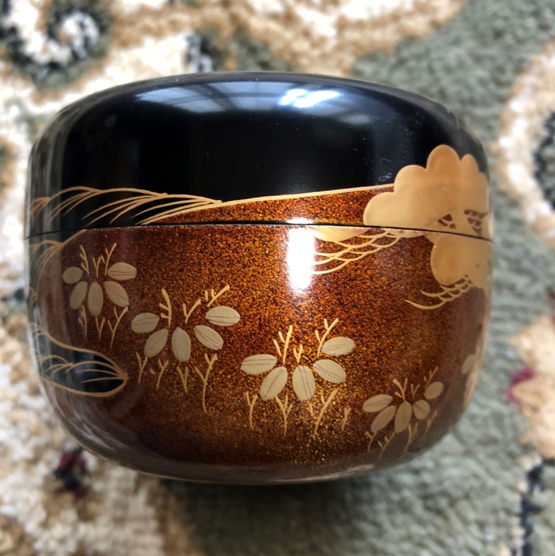 美品 佐々木松楽造 『赤楽 嶋台茶碗』 共箱 茶道具 2825 嶋台赤楽茶碗