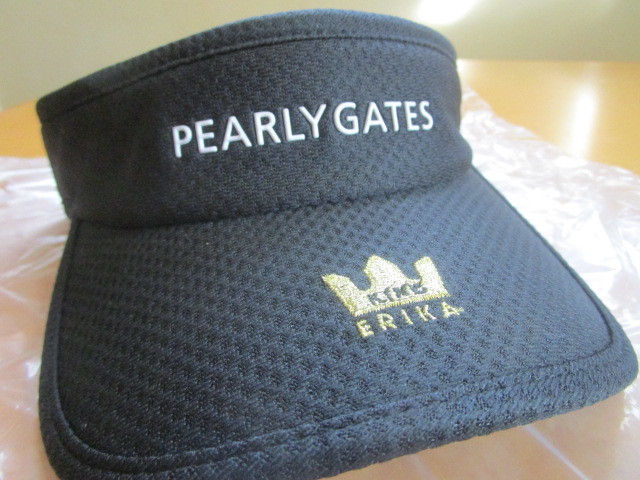 KUYHシリーズ【PEARLY GATES/パーリーゲイツ】原英莉花 コラボ 　UNISEXサンバイザー ERIKA HARA　完売商品 2021最新作