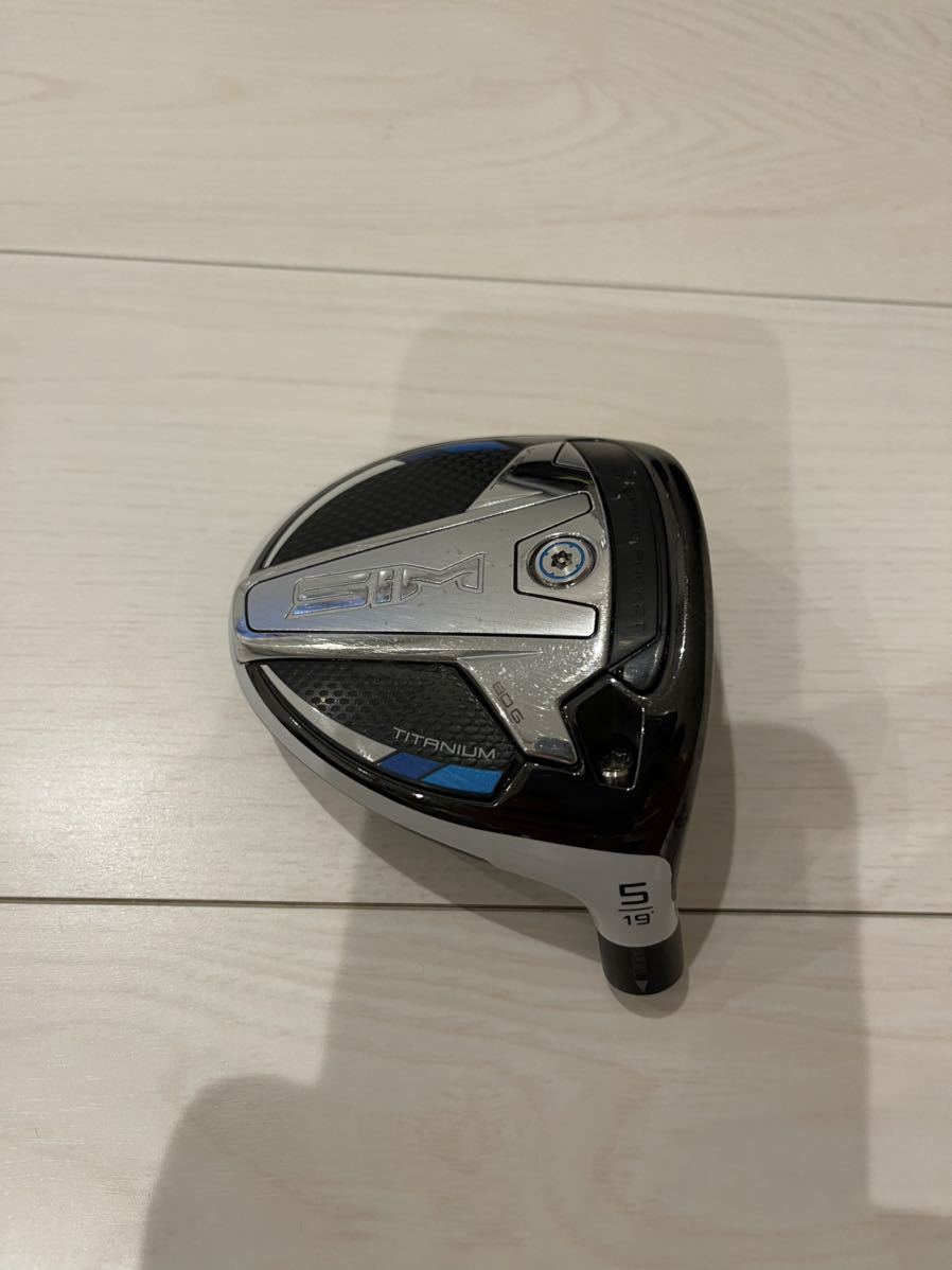 テーラーメイド シム SIM 5W ヘッドのみ 19° FW フェアウェイウッド