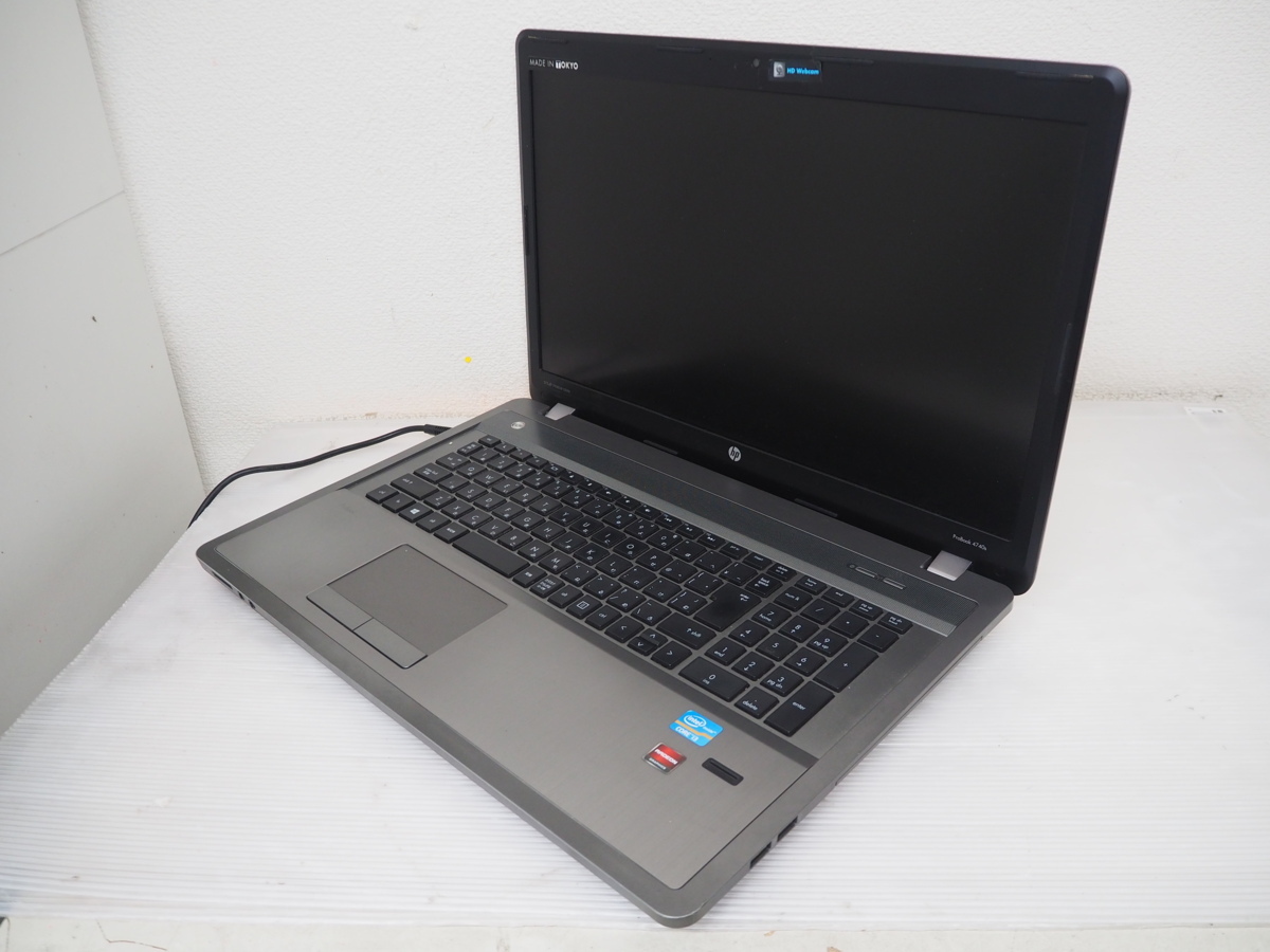 ハード王】HP ProBook4740s/Corei3-3110M/6GB/ストレージ無/バイオスOK