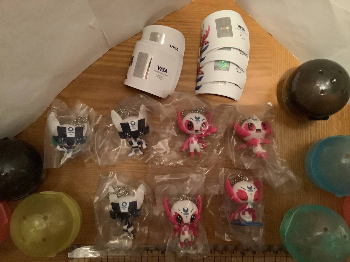 東京2020 オリンピック、パラリンピックマスコット　ミライトワ、ソメイティ　フィギュアキーチェーン　7種類