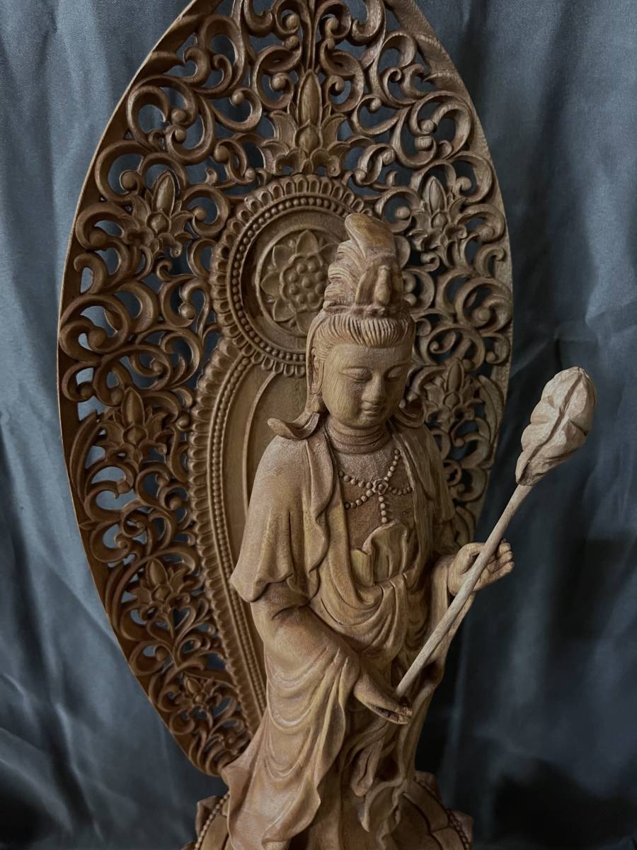 A1801 彫刻家 小室達 銅製 水注 ポット 1.1kg 大型57cm仏教工芸品 井波