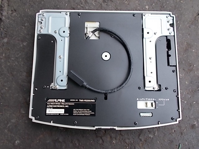 ALPINE 10.2インチ フリップダウンモニター TMX-R2200/MG！！中古品