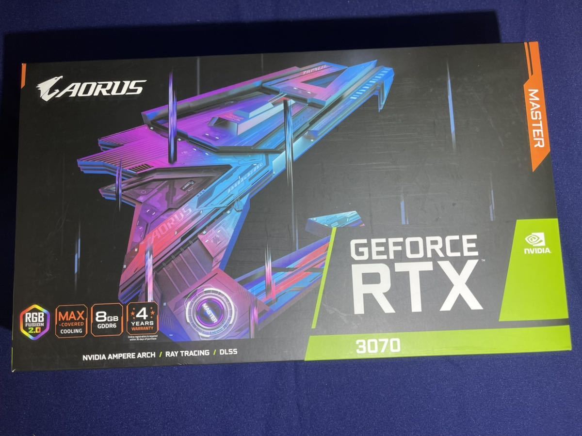 GIGABYTE グラフィックボード AORUS GeForce RTX3070 8GB - GIGABYTE 