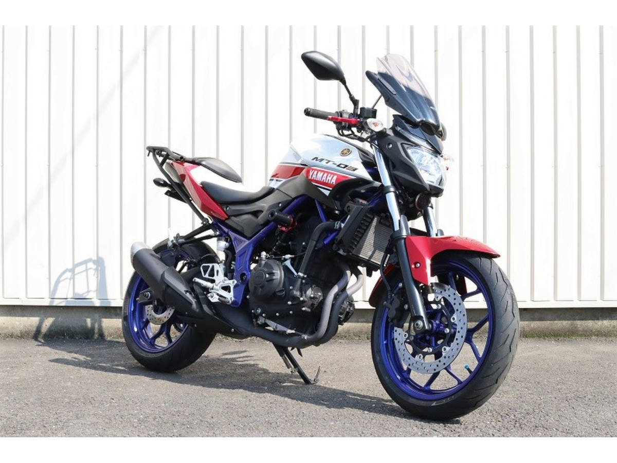 MT-03 RH07J 2015モデル 距離: 27,904km 純正OP外装 スクリーン他 YZF-R3をベースとしたネイキッドスポーツ