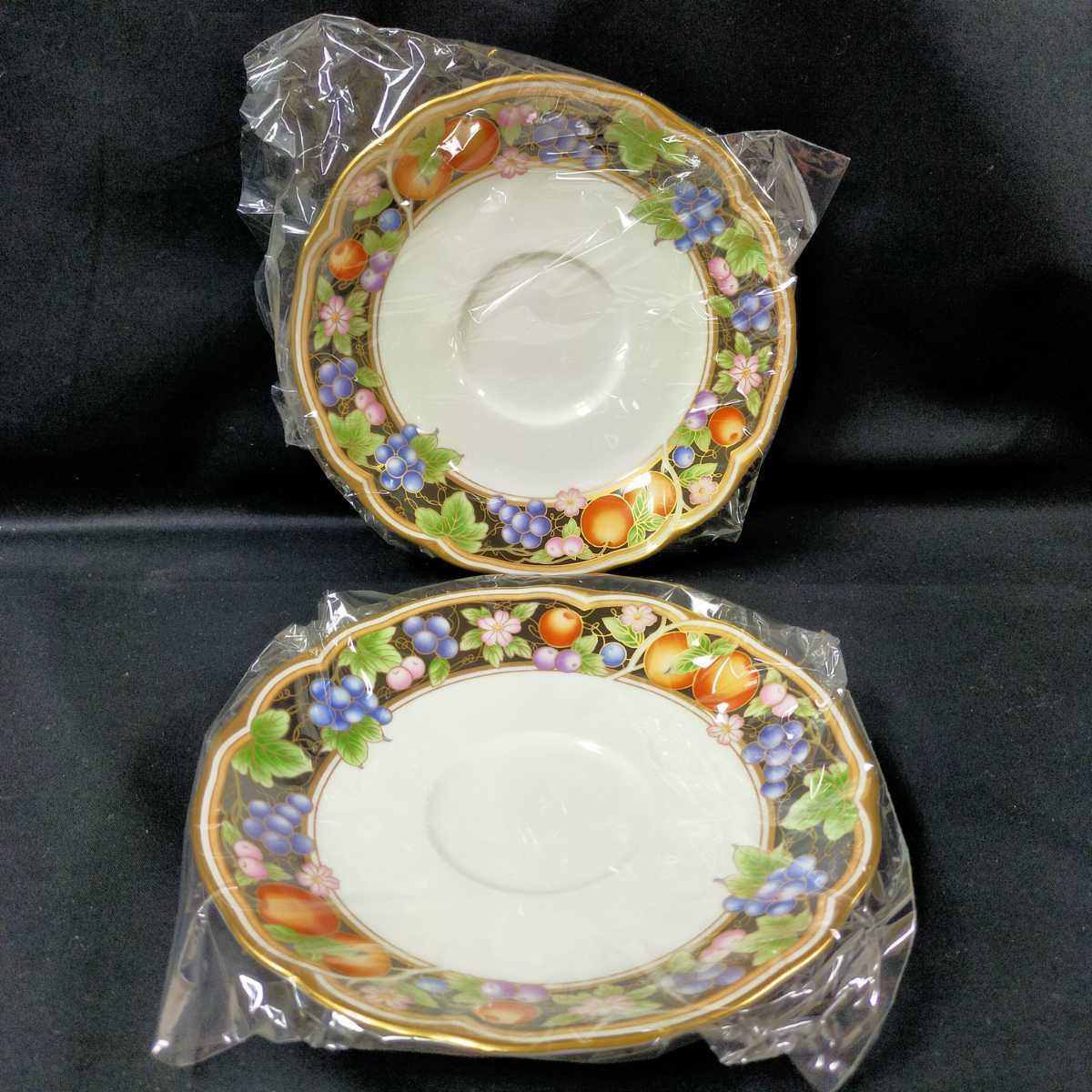 新品 未使用 Noritake LA MADELEINE カップ&ソーサー 2客セット 金彩 