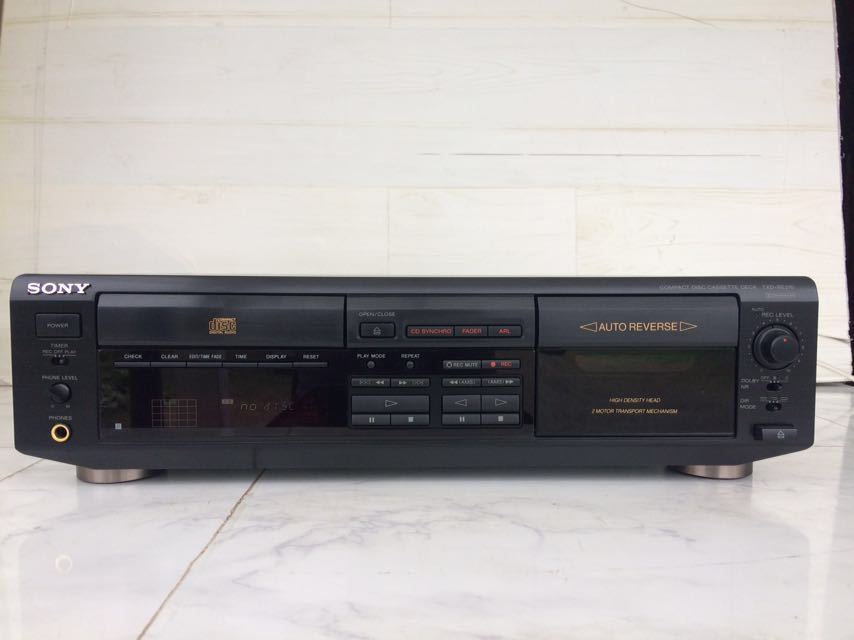 Yahoo!オークション SONY TXD-RE210 CD オーディオ機器 CD読込OK 難