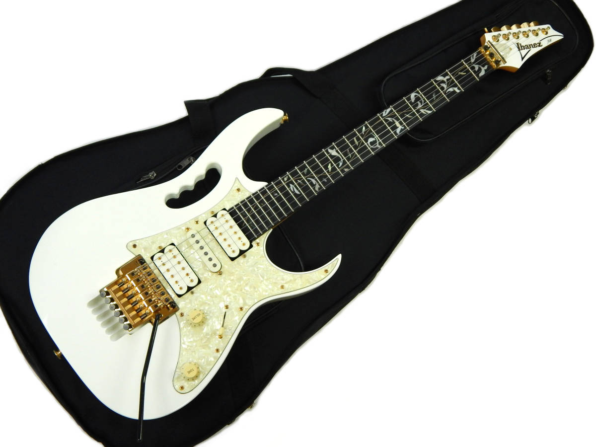 安い，最新作 初期モデル Ibanez JEM7V WH Steve Vai 95年製