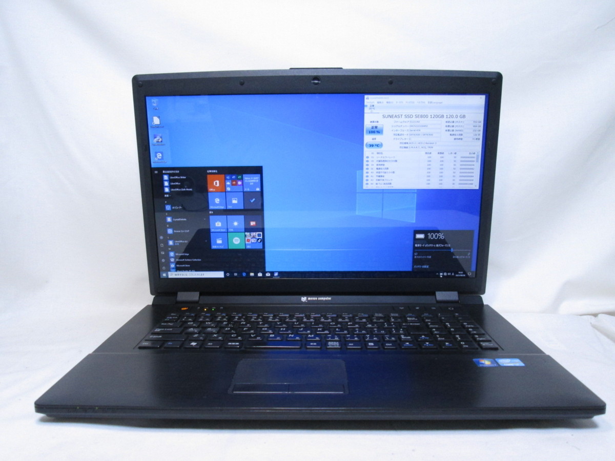 品質保証，セール マウスコンピューター LuvBook LB-D702S Core i7 2630QM 2.0GHz 8GB 120GB 爆速SSD 17型 Win10 64bit Office USB3.0 Wi-Fi 79924(マウスコンピューター)｜売買されたオークション情報、yahooの商品情報をアーカイブ公開 - マウスコンピューター